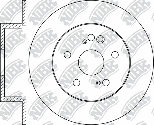 RN1207 NIBK Тормозной диск (фото 1)