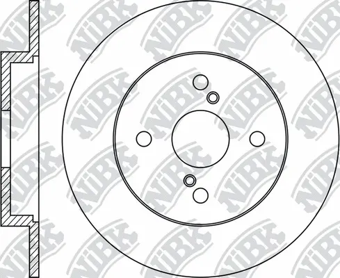 RN1228 NIBK Тормозной диск (фото 1)