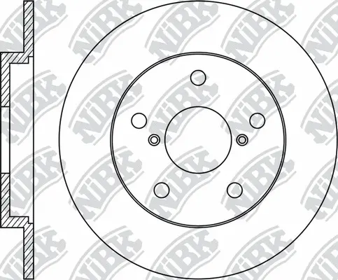 RN1239 NIBK Тормозной диск (фото 2)