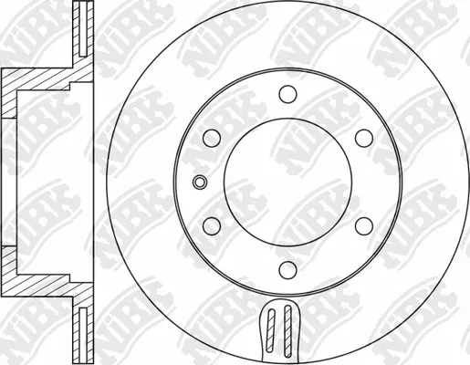 RN1240 NIBK Тормозной диск (фото 1)