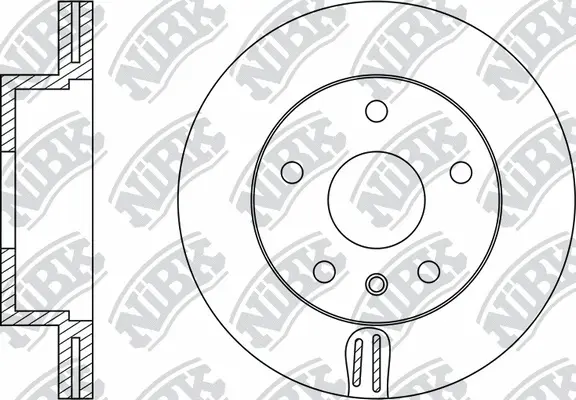 RN1281 NIBK Тормозной диск (фото 1)