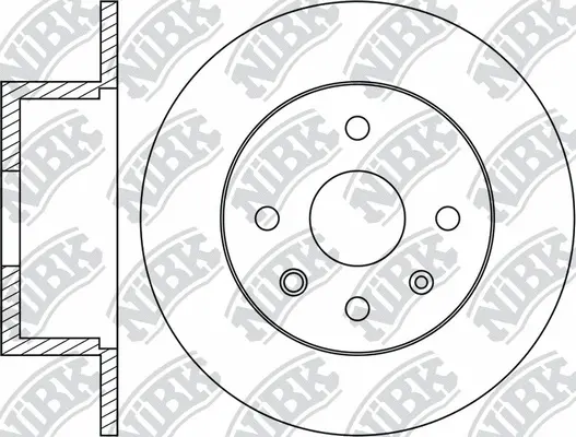 RN1286 NIBK Тормозной диск (фото 1)