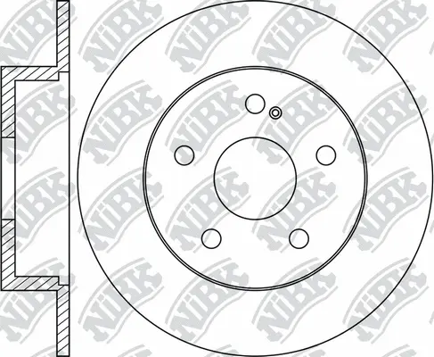 RN1298 NIBK Тормозной диск (фото 1)