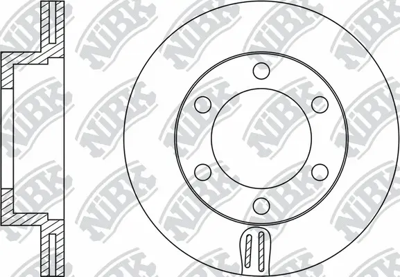RN1319 NIBK Тормозной диск (фото 1)