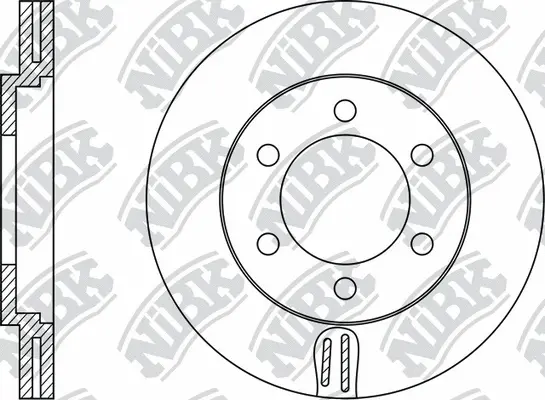 RN1329 NIBK Тормозной диск (фото 1)