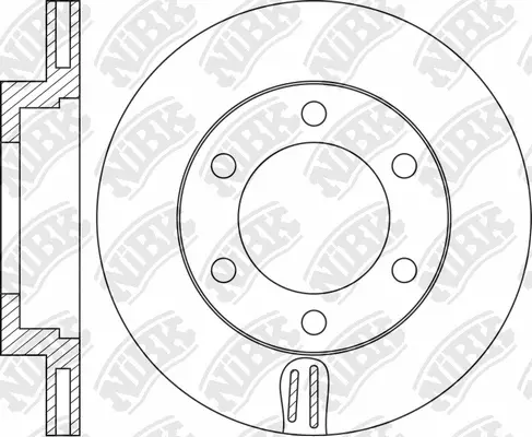 RN1358 NIBK Тормозной диск (фото 1)