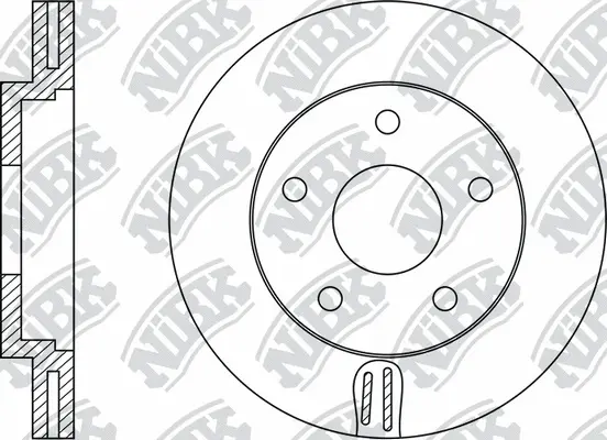 RN1366 NIBK Тормозной диск (фото 2)
