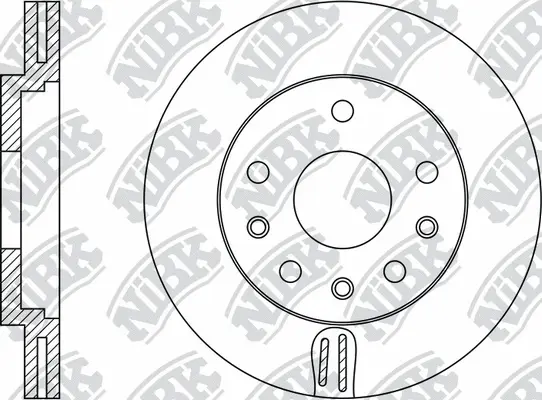 RN1390 NIBK Тормозной диск (фото 1)