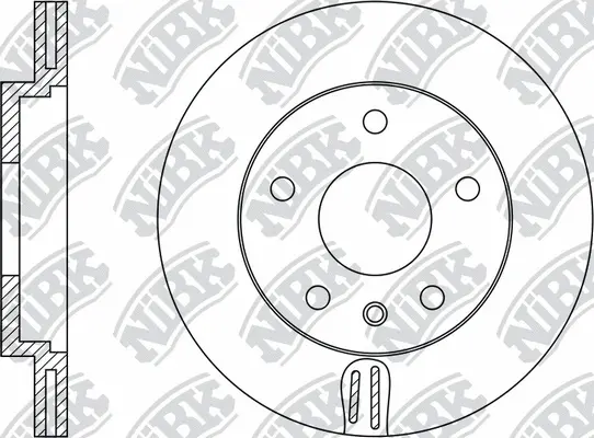 RN1399 NIBK Тормозной диск (фото 1)