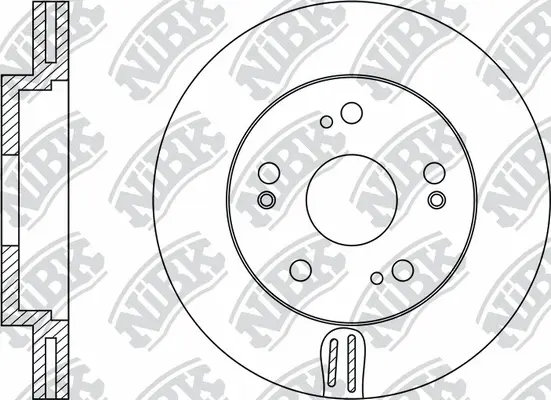 RN1405 NIBK Тормозной диск (фото 1)
