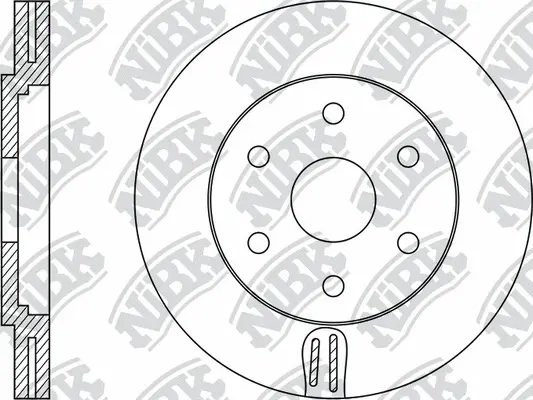 RN1416 NIBK Тормозной диск (фото 1)