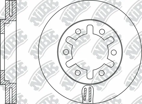 RN1421 NIBK Тормозной диск (фото 1)