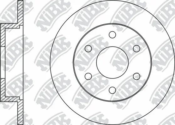 RN1431 NIBK Тормозной диск (фото 1)