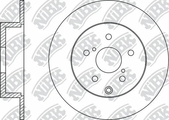 RN1441 NIBK Тормозной диск (фото 1)