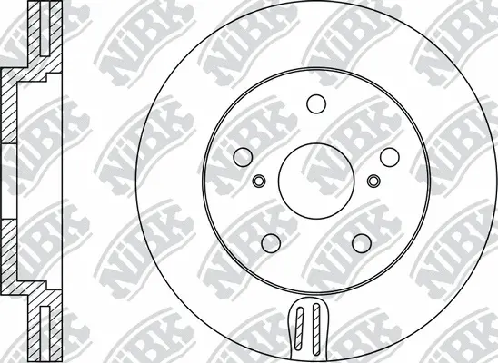 RN1442 NIBK Тормозной диск (фото 1)