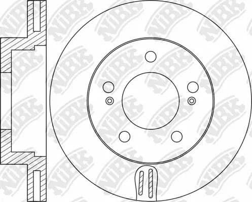RN1456 NIBK Тормозной диск (фото 1)