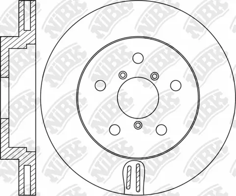 RN1459 NIBK Тормозной диск (фото 1)