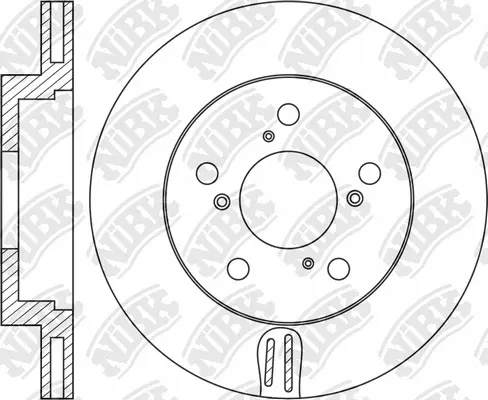 RN1468 NIBK Тормозной диск (фото 1)