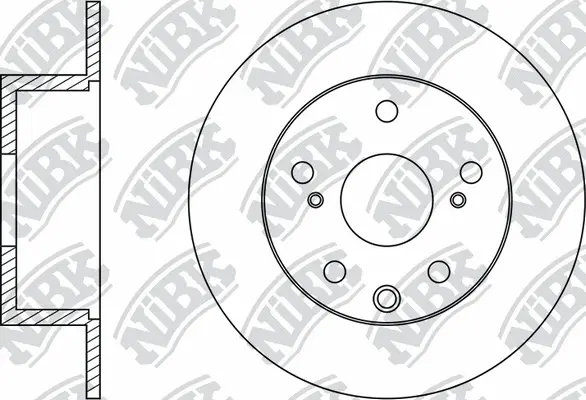 RN1489 NIBK Тормозной диск (фото 1)