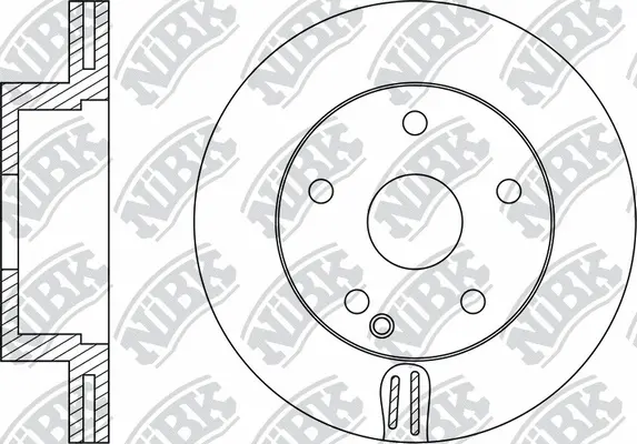 RN1510 NIBK Тормозной диск (фото 1)