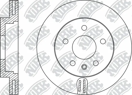 RN1511 NIBK Тормозной диск (фото 1)