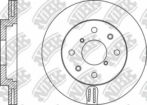 RN1525 NIBK Тормозной диск (фото 1)