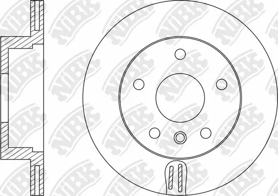 RN1543 NIBK Тормозной диск (фото 1)