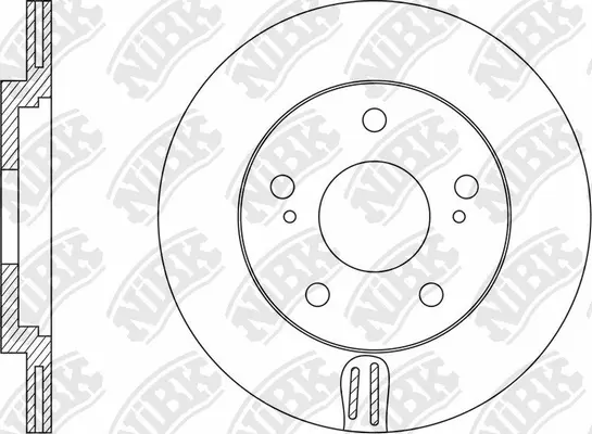 RN1574 NIBK Тормозной диск (фото 1)