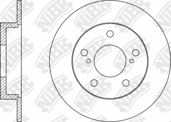 RN1583 NIBK Тормозной диск (фото 1)