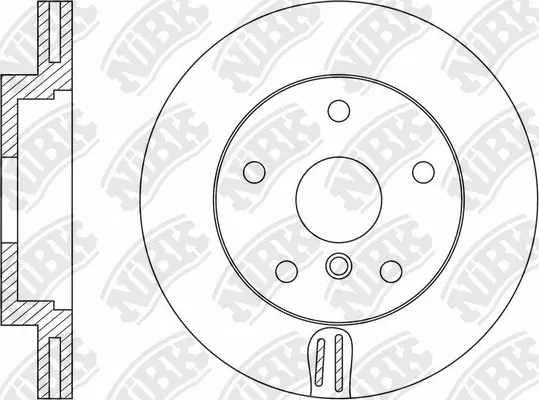 RN1590 NIBK Тормозной диск (фото 1)