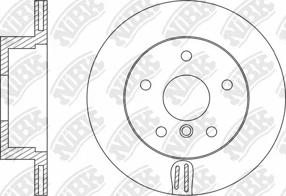 RN1593 NIBK Тормозной диск (фото 1)