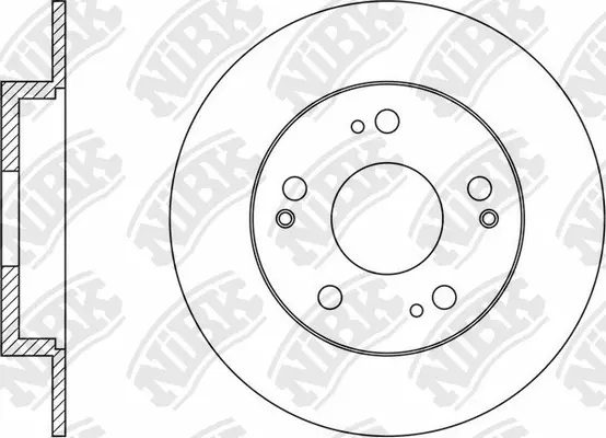 RN1609 NIBK Тормозной диск (фото 1)