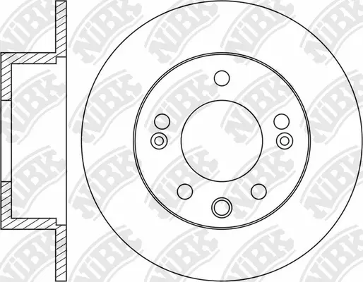 RN1614 NIBK Тормозной диск (фото 1)