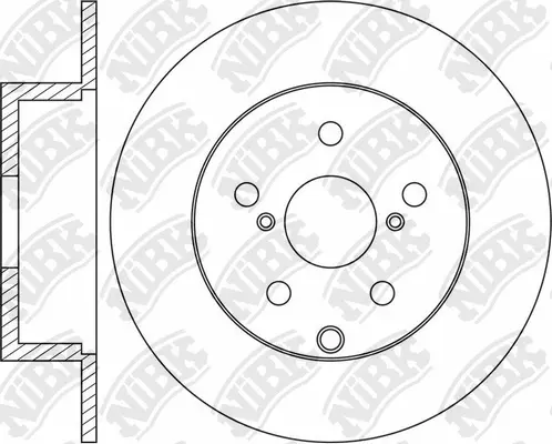 RN1616 NIBK Тормозной диск (фото 1)