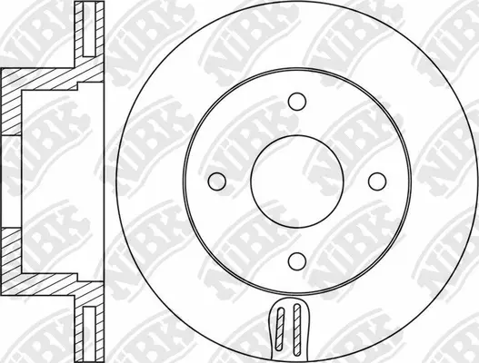 RN1630 NIBK Тормозной диск (фото 1)