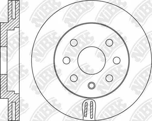 RN1647 NIBK Тормозной диск (фото 1)