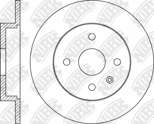 RN1648 NIBK Тормозной диск (фото 1)