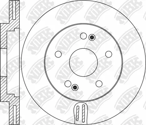 RN1653 NIBK Тормозной диск (фото 2)