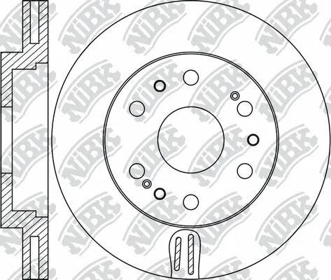 RN1678 NIBK Тормозной диск (фото 1)