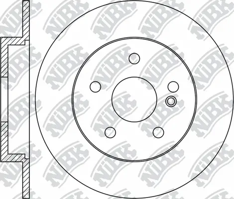 RN1703 NIBK Тормозной диск (фото 1)