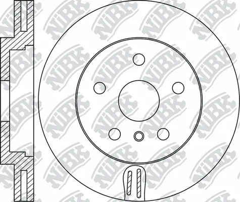 RN1706 NIBK Тормозной диск (фото 1)