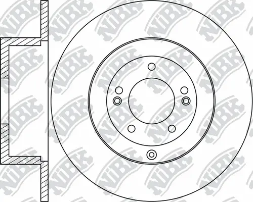 RN1712 NIBK Тормозной диск (фото 1)