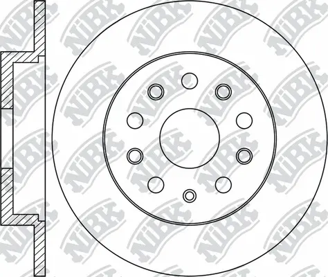 RN1735 NIBK Тормозной диск (фото 1)