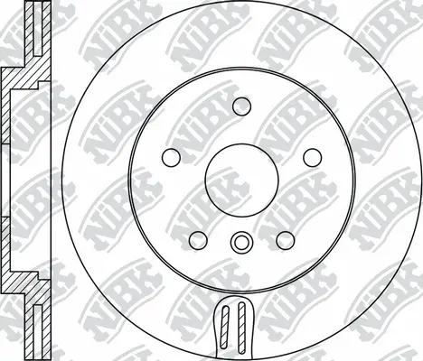 RN1763 NIBK Тормозной диск (фото 1)