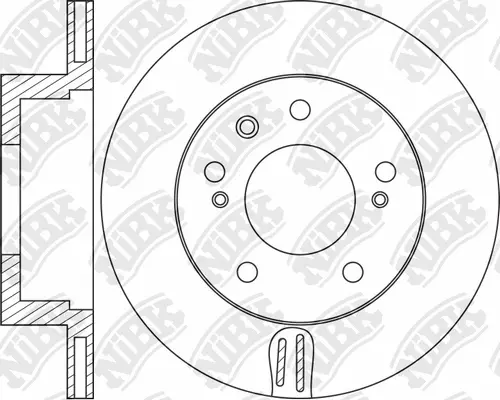 RN1798 NIBK Тормозной диск (фото 1)