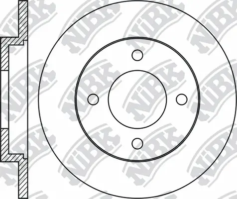 RN1822 NIBK Тормозной диск (фото 1)