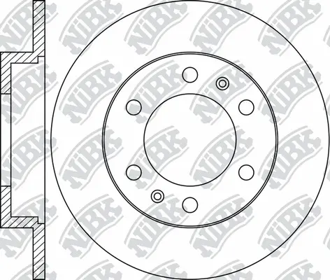 RN1823 NIBK Тормозной диск (фото 1)
