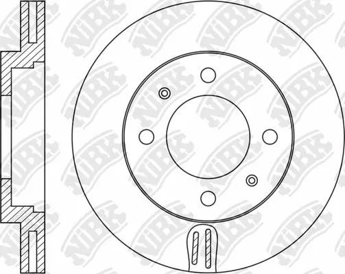RN1826 NIBK Тормозной диск (фото 1)