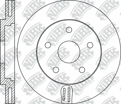 RN1885 NIBK Тормозной диск (фото 1)