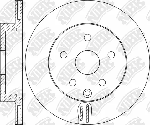 RN1890 NIBK Тормозной диск (фото 1)